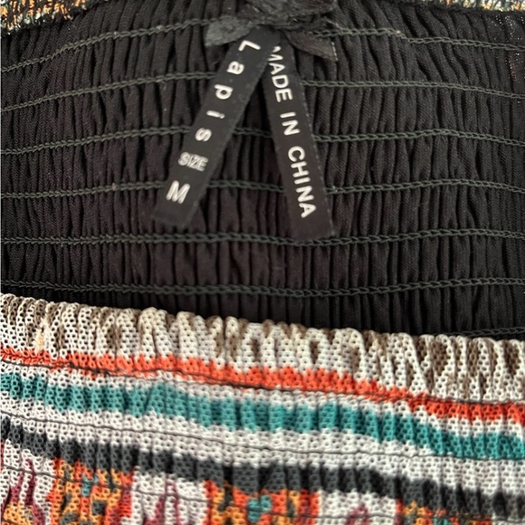 Lapis Bohemian Style Multi-Colored Skirt Size M - Picture 3 of 5